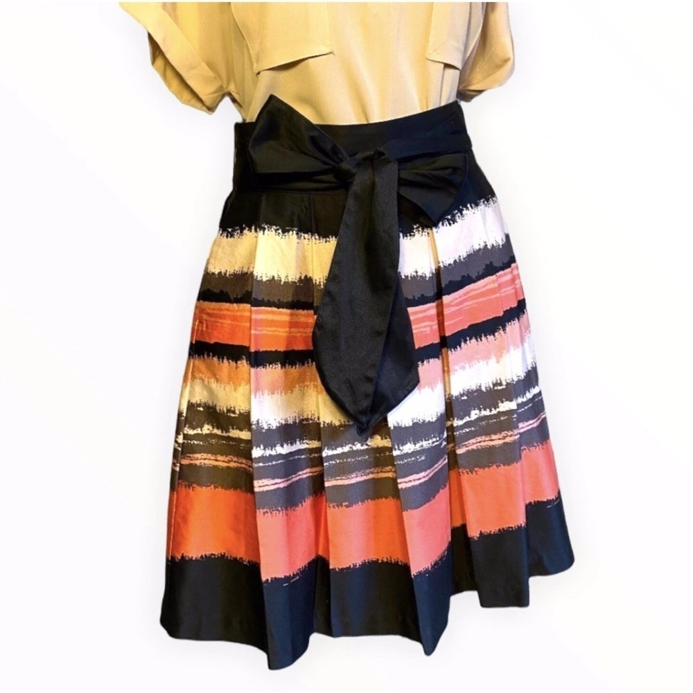 H&M pleated belted skirt 8